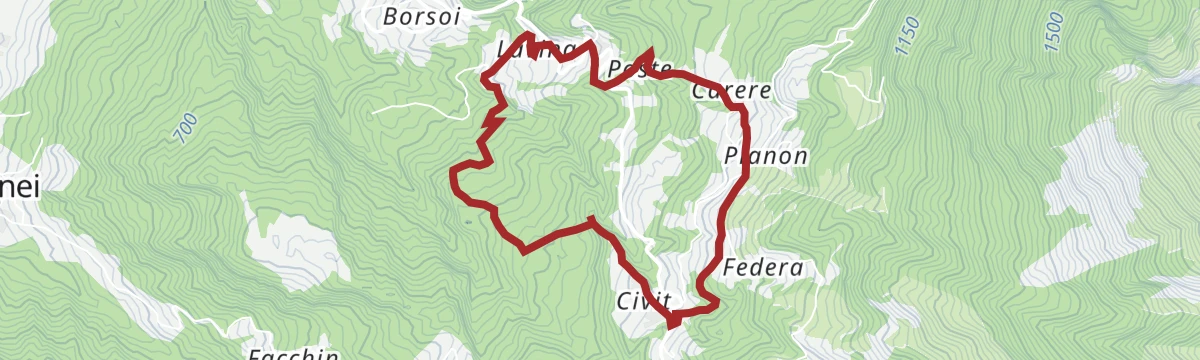 Route map: Rispen Trail